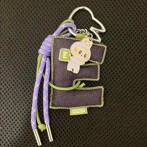 Pop Mart Pin for love Letter Labubu Pendant Keychain